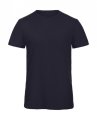 Heren T-shirt Biologisch B&C Inspire Slub Chic Navy